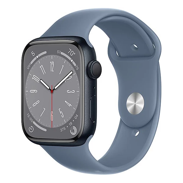 اپل واچ سری 8 مدل 41mm بدنه آلومینیوم با بند سیلیکونی